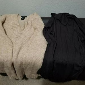 New York & Co 2 sweaters 2 turtle necks